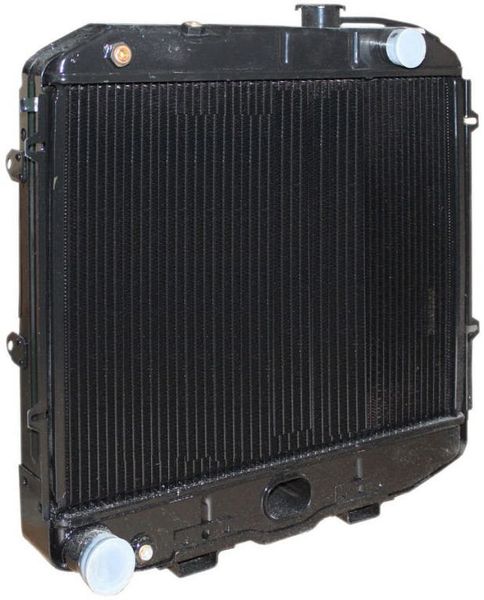 Радиатор охлаждения Уаз 3163, Патриот (ЗМЗ 409) с кондиционером (3-х рядный), медный ШААЗ 3163-1301010 фото