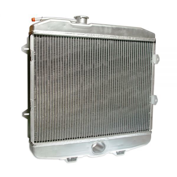 Радиатор охлаждения Уаз 452, 469 (УМЗ 417) 2-х рядный, алюминиевый (пр-во Пекар) 3741-1301010 фото