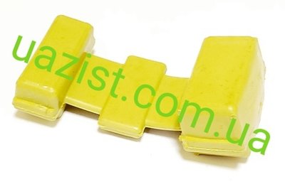 Подушка рессоры УАЗ 452, 3303, 3741 жёлтая резина 451Д-2902430 ЖР фото