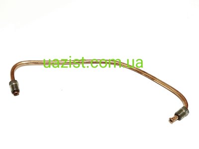Трубка сполучна переднього гальмівного циліндра УАЗ 452, 469 (мідь) 3741-3501085 фото